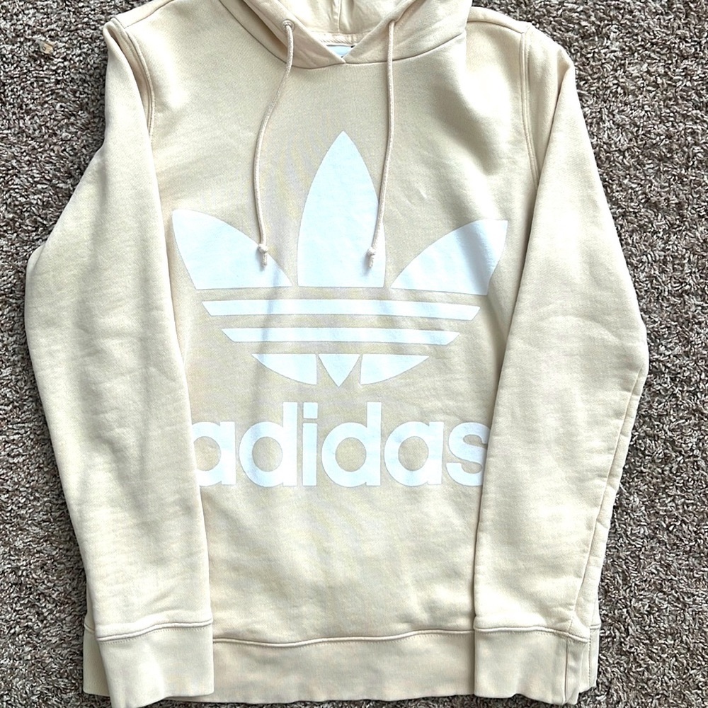 Natural color adidas hoody